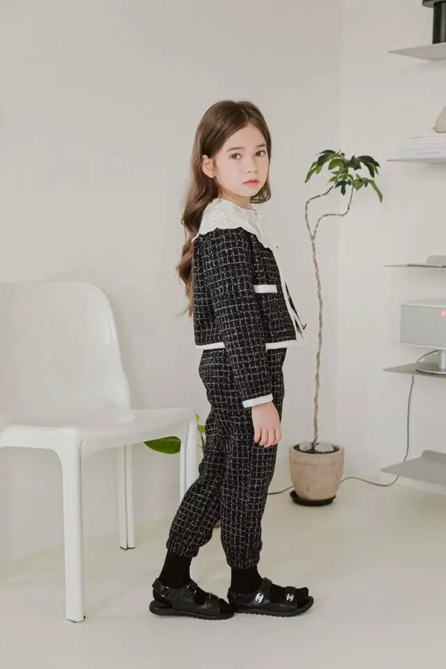 Berry Berry - Korean Children Fashion - #prettylittlegirls - Waffle Jogger Pants - 4