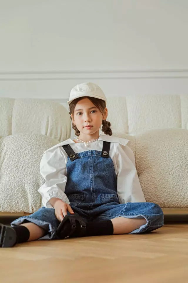 Berry Berry - Korean Children Fashion - #childrensboutique - Denim Dungarees - 8