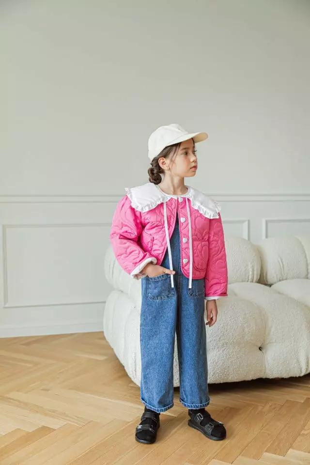 Berry Berry - Korean Children Fashion - #childrensboutique - Heart Quilting Jacket - 10