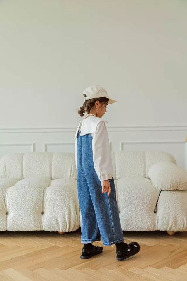 Berry Berry - Korean Children Fashion - #designkidswear - Denim Dungarees - 9