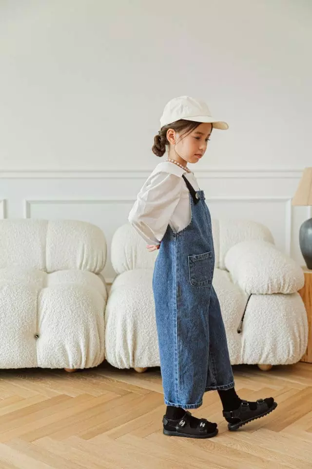 Berry Berry - Korean Children Fashion - #discoveringself - Denim Dungarees - 10