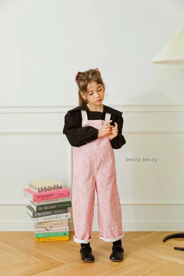 Berry Berry - Korean Children Fashion - #discoveringself - ear Dungarees - 5