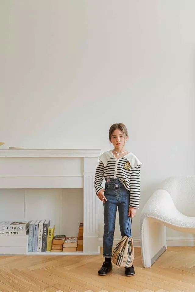 Berry Berry - Korean Children Fashion - #kidsshorts - Sailor Cardigan - 3