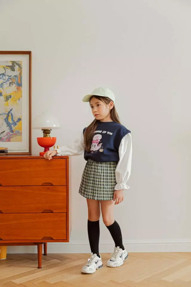 Berry Berry - Korean Children Fashion - #kidsstore - Colli Wrinkle Skirt - 7