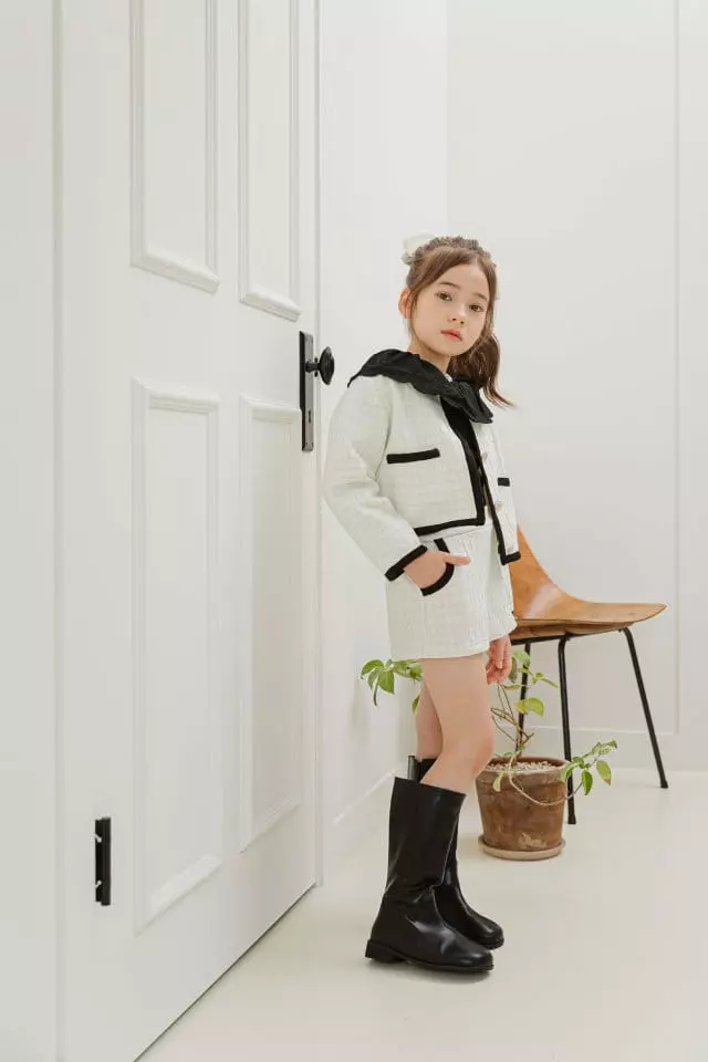 Berry Berry - Korean Children Fashion - #kidzfashiontrend - Rib Lace Tee - 6
