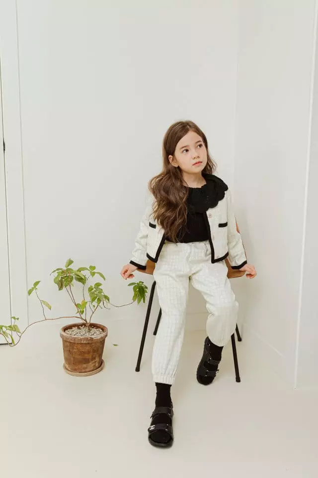 Berry Berry - Korean Children Fashion - #kidzfashiontrend - Waffle Jogger Pants - 12