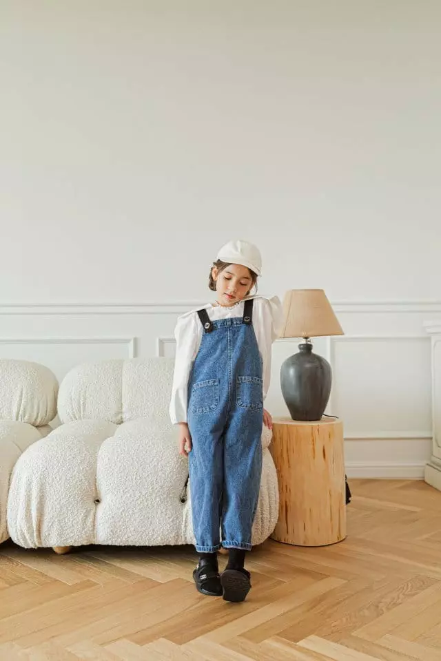 Berry Berry - Korean Children Fashion - #magicofchildhood - Denim Dungarees - 3