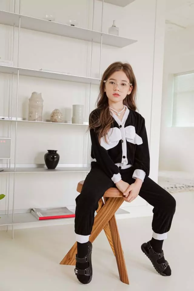 Berry Berry - Korean Children Fashion - #magicofchildhood - Pussiong Top Bottom Set - 4