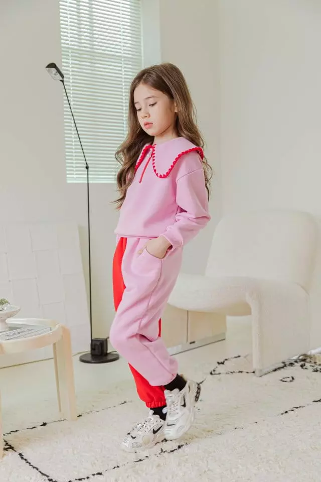 Berry Berry - Korean Children Fashion - #minifashionista - Mello Top Bottom Set - 2