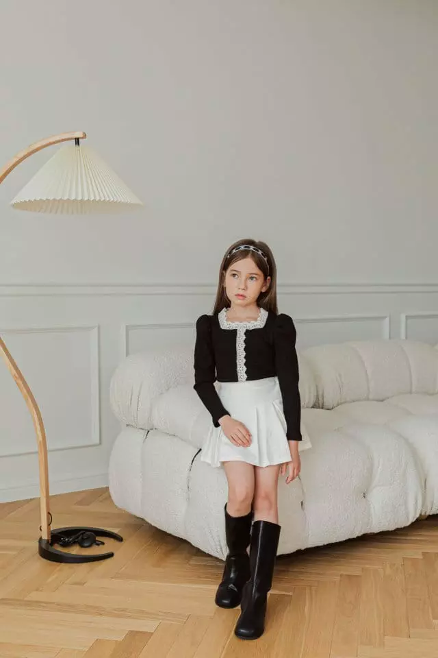 Berry Berry - Korean Children Fashion - #minifashionista - Plain Skirt