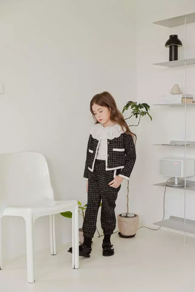 Berry Berry - Korean Children Fashion - #minifashionista - Waffle Jogger Pants - 2