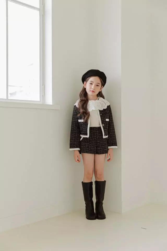 Berry Berry - Korean Children Fashion - #prettylittlegirls - Rib Lace Tee - 11