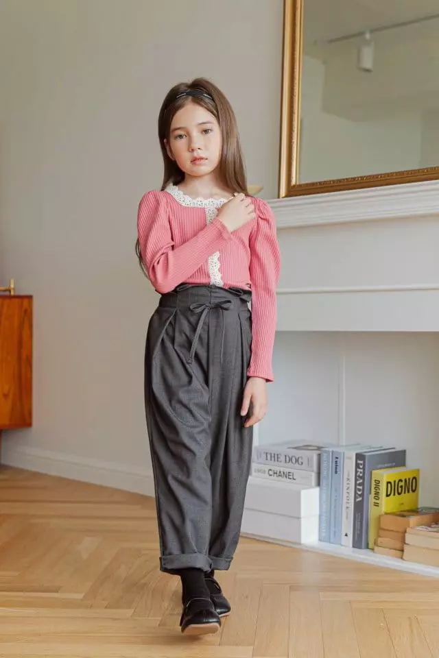 Berry Berry - Korean Children Fashion - #todddlerfashion - Love Rib Tee - 5