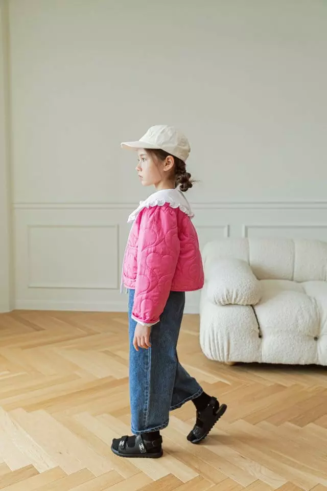 Berry Berry - Korean Children Fashion - #todddlerfashion - Heart Quilting Jacket - 6