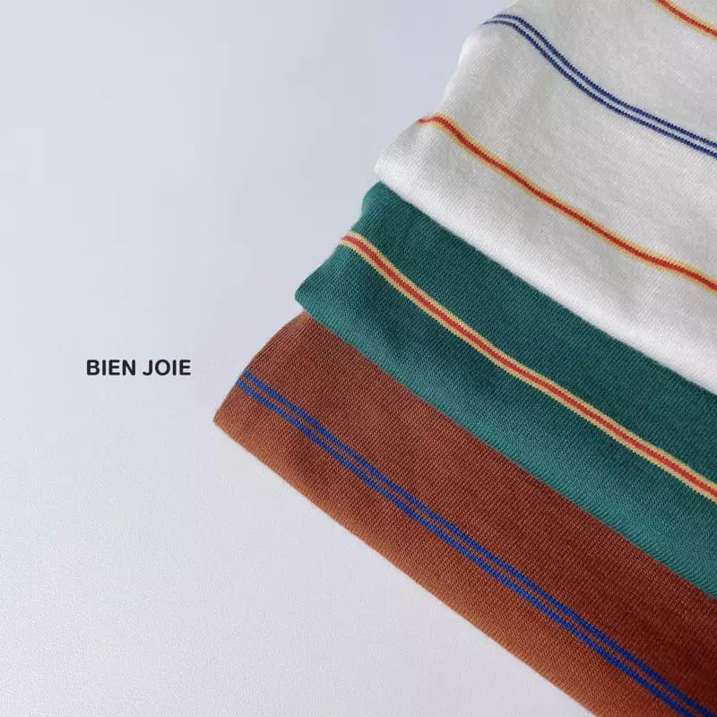Bien Joie - Korean Children Fashion - #childofig - Memo Stripes Tee - 7