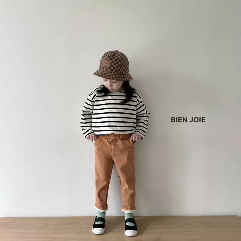 Bien Joie - Korean Children Fashion - #childrensboutique - Byeing Stripes Tee - 11