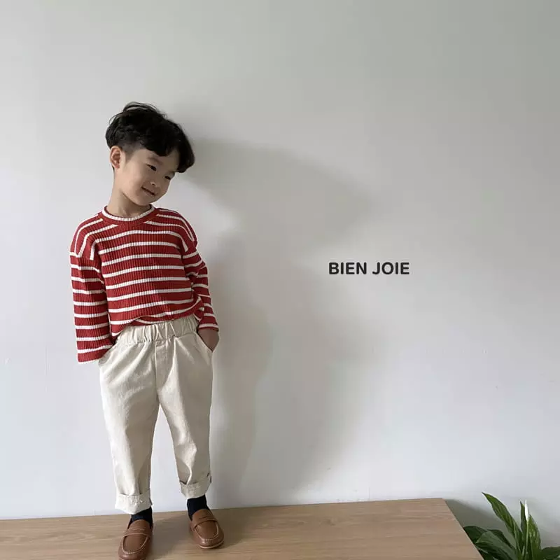 Bien Joie - Korean Children Fashion - #childrensboutique - Clack Stripes Tee - 6