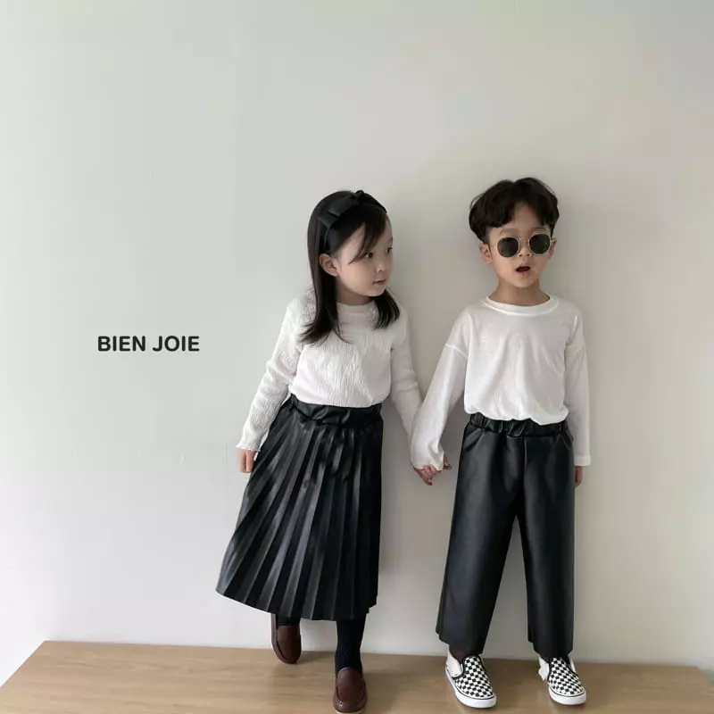 Bien Joie - Korean Children Fashion - #designkidswear - Falling Wrinkle Skirt - 8