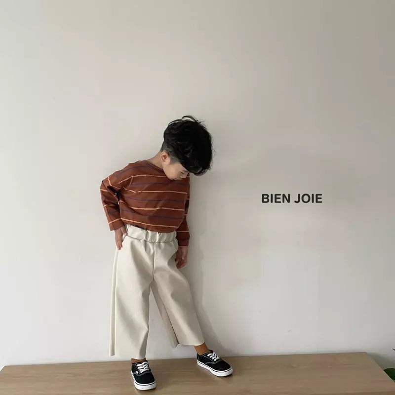 Bien Joie - Korean Children Fashion - #discoveringself - Memo Stripes Tee - 10