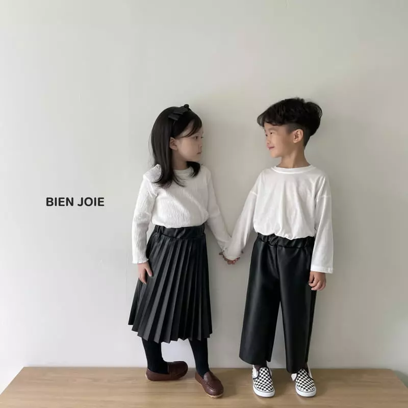 Bien Joie - Korean Children Fashion - #fashionkids - Falling Wrinkle Skirt - 10
