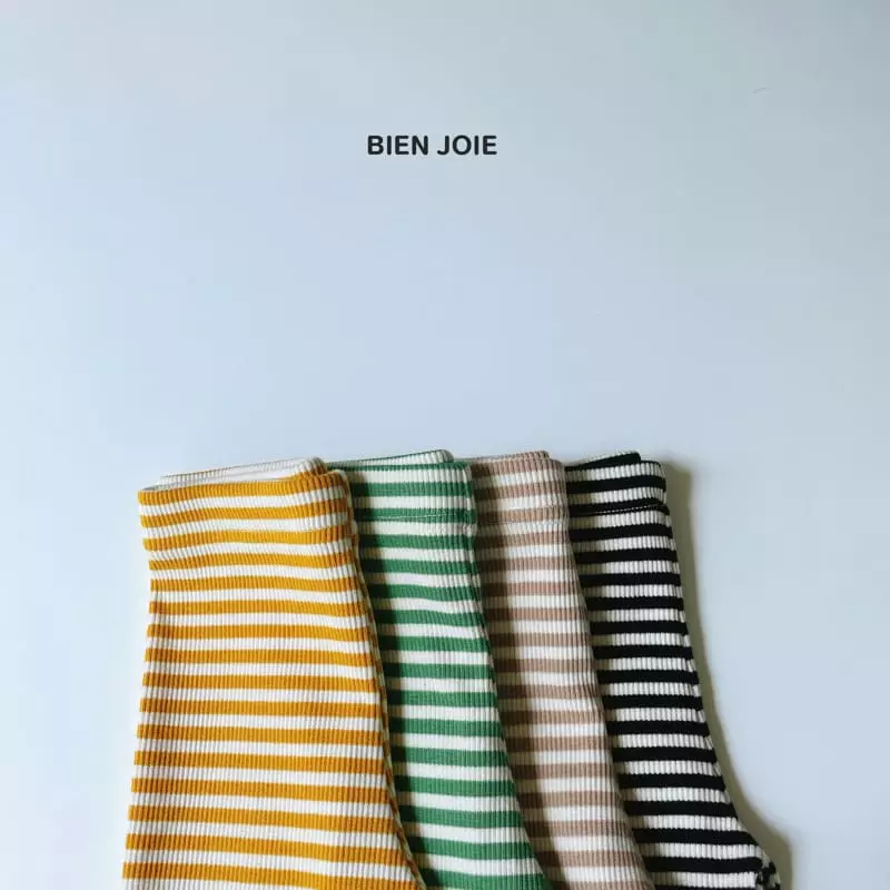 Bien Joie - Korean Children Fashion - #fashionkids - Oz Stripes Leggings - 2