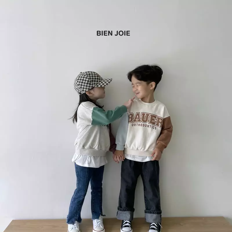 Bien Joie - Korean Children Fashion - #fashionkids - Lonner Color Sweatshirt - 11