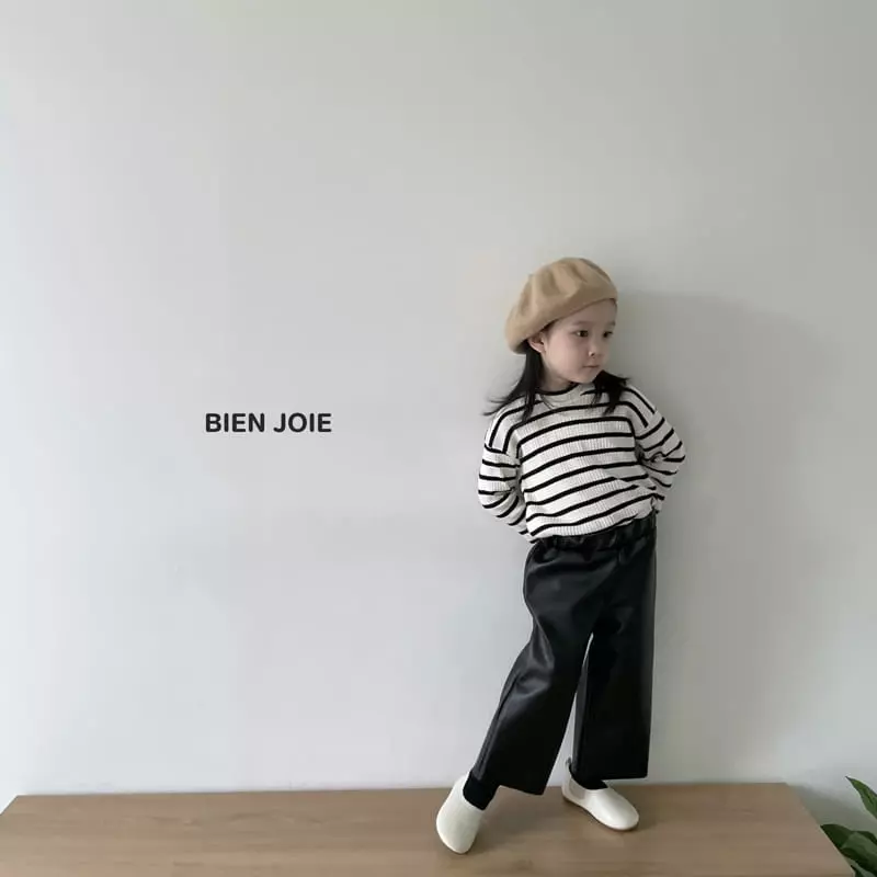 Bien Joie - Korean Children Fashion - #kidsshorts - Clack Stripes Tee - 10