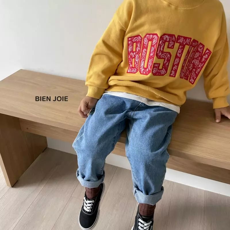 Bien Joie - Korean Children Fashion - #kidsshorts - Boston Sweatshirt - 6