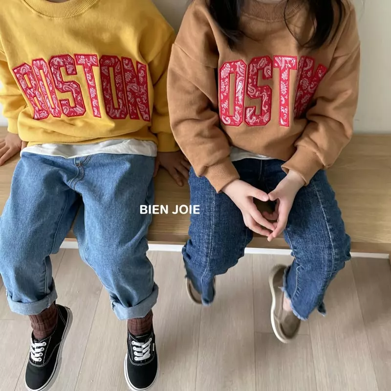 Bien Joie - Korean Children Fashion - #kidsstore - Boston Sweatshirt - 7