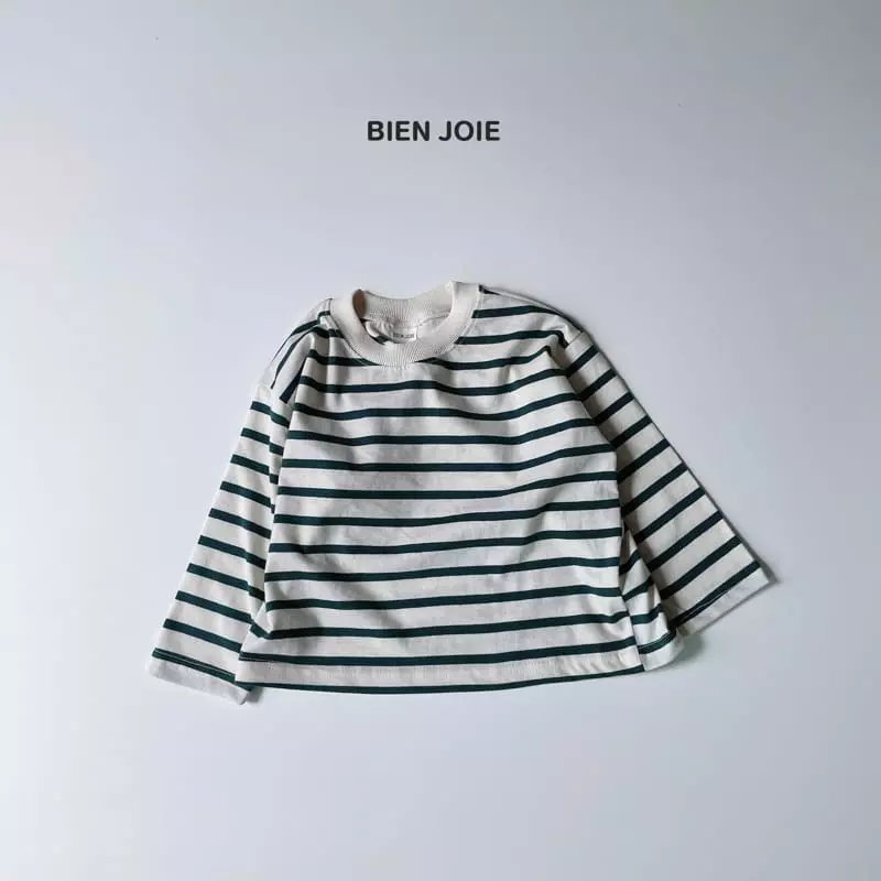 Bien Joie - Korean Children Fashion - #kidzfashiontrend - Byeing Stripes Tee