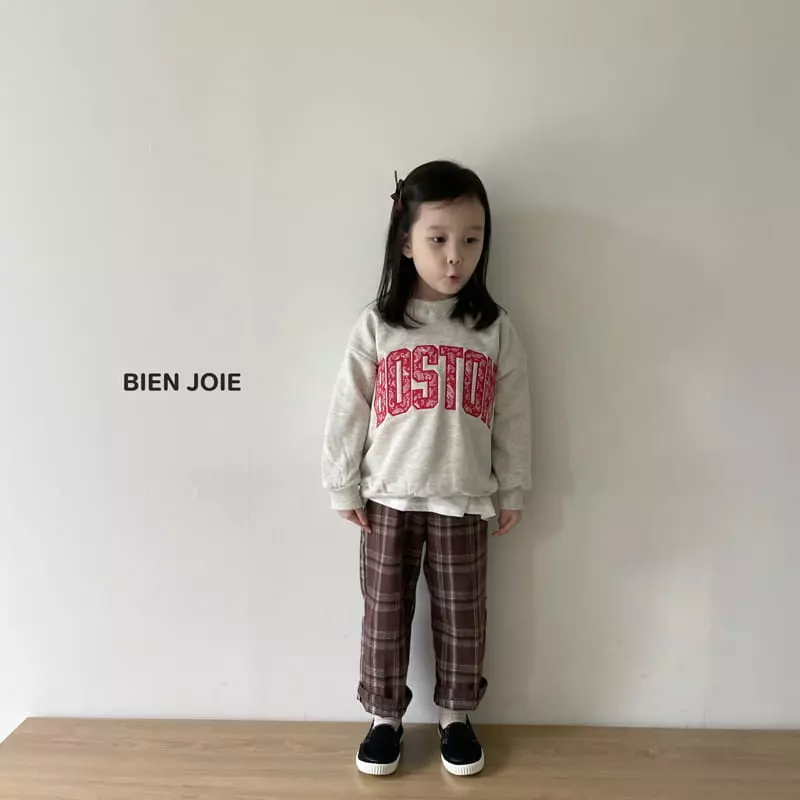 Bien Joie - Korean Children Fashion - #kidzfashiontrend - Boston Sweatshirt - 8