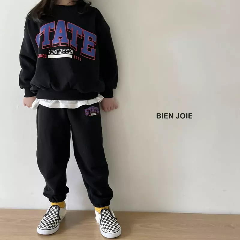 Bien Joie - Korean Children Fashion - #kidsstore - State Top Bottom Set - 4