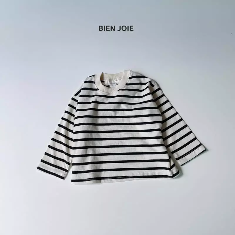 Bien Joie - Korean Children Fashion - #littlefashionista - Byeing Stripes Tee - 3
