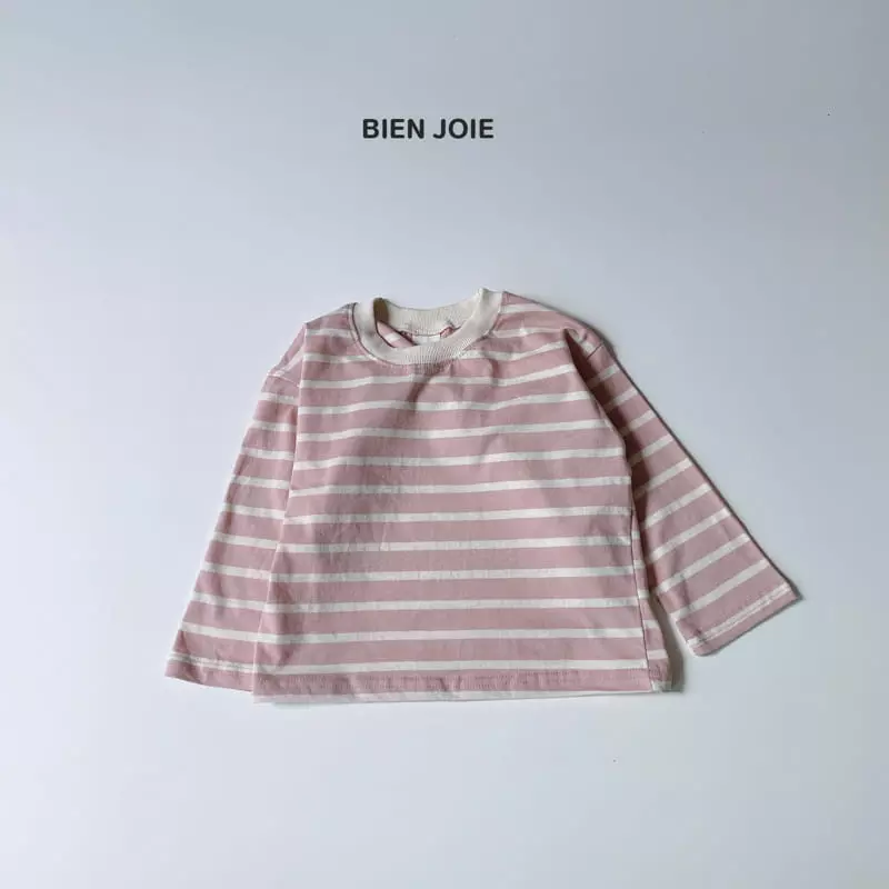 Bien Joie - Korean Children Fashion - #littlefashionista - Byeing Stripes Tee - 4