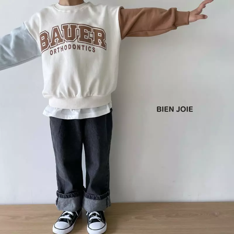 Bien Joie - Korean Children Fashion - #magicofchildhood - Lonner Color Sweatshirt
