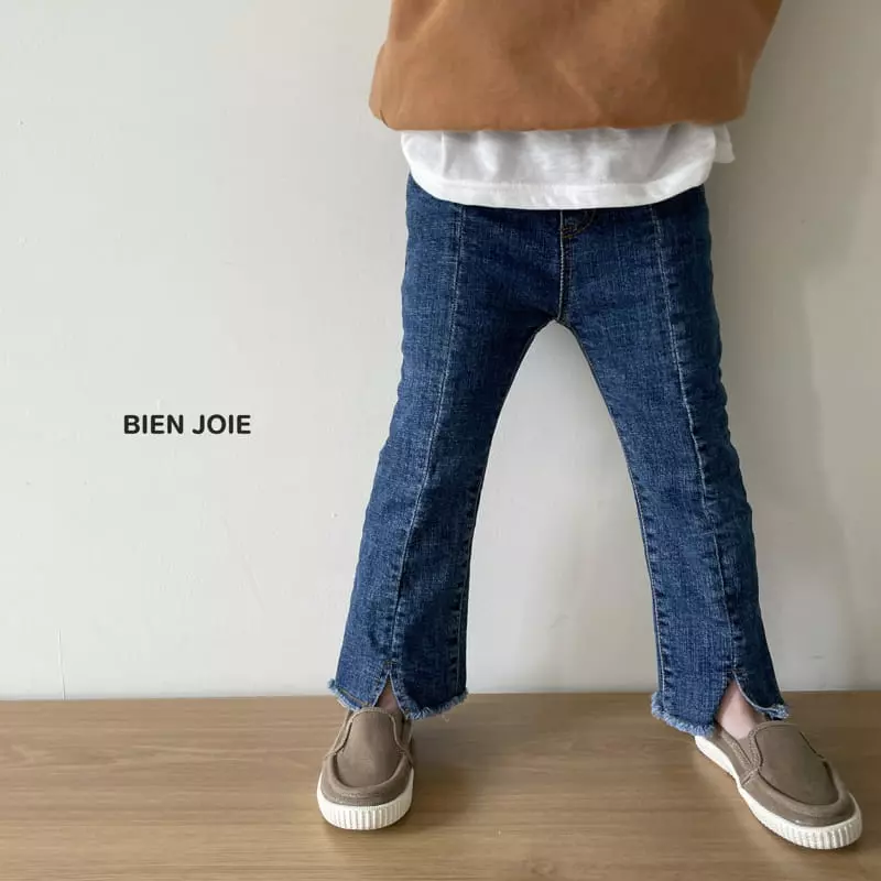 Bien Joie - Korean Children Fashion - #prettylittlegirls - Pie Bootscut Jeans - 2