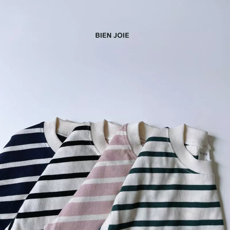 Bien Joie - Korean Children Fashion - #prettylittlegirls - Byeing Stripes Tee - 6
