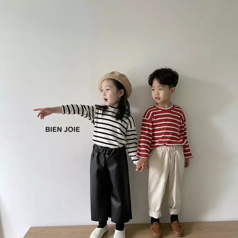Bien Joie - Korean Children Fashion - #prettylittlegirls - Clack Stripes Tee