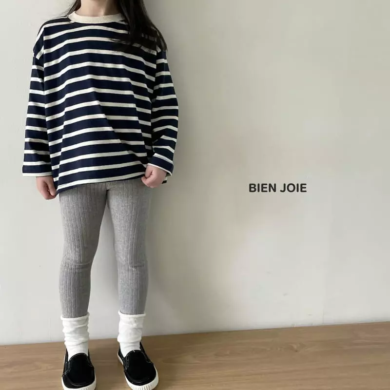 Bien Joie - Korean Children Fashion - #stylishchildhood - Byeing Stripes Tee - 9