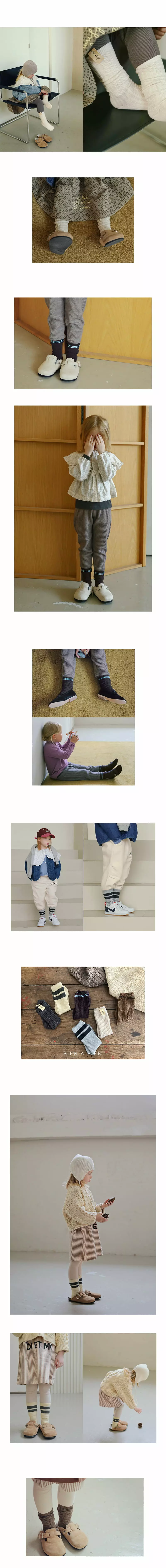 Bien a Bien - Korean Children Fashion - #childofig - Hime Socks Sest - 2