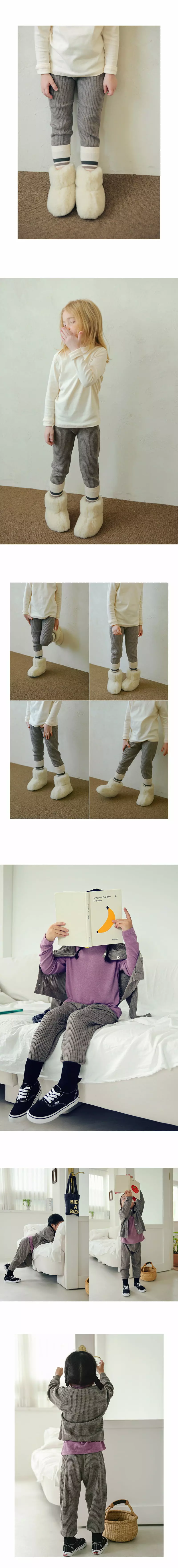 Bien a Bien - Korean Children Fashion - #kidsshorts - Lulu Knit Pants - 2