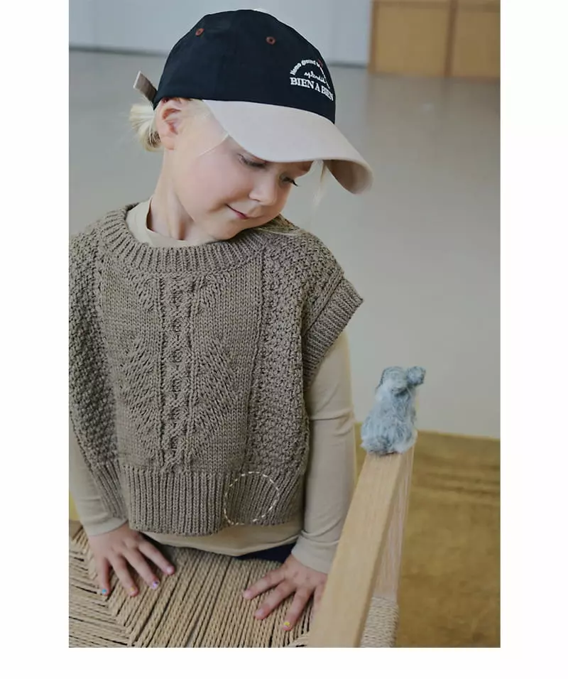 Bien a Bien - Korean Children Fashion - #prettylittlegirls - Liga Knit Vest