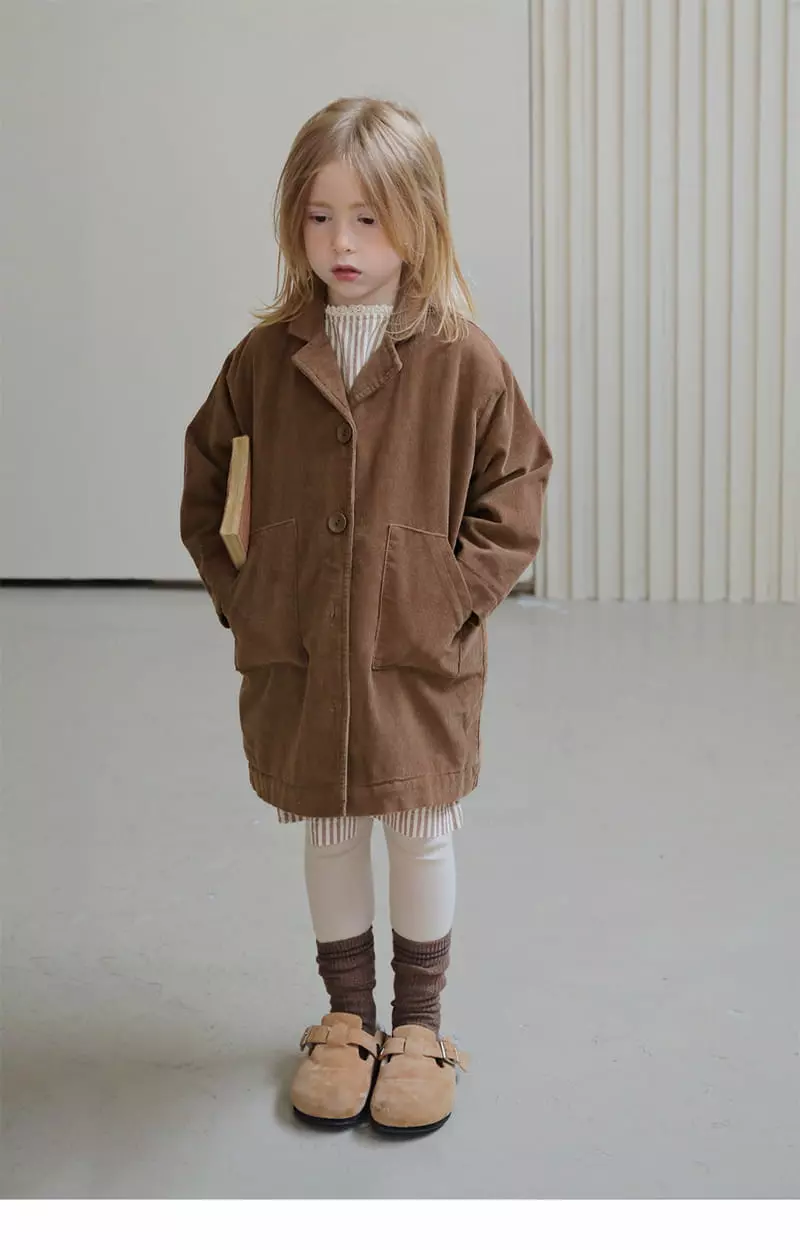 Bien a Bien - Korean Children Fashion - #prettylittlegirls - Henu Rib Coat