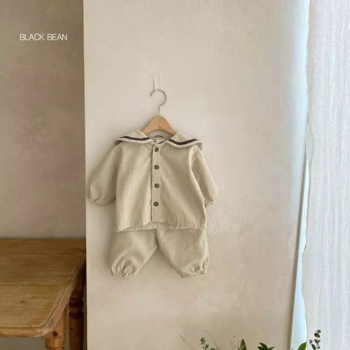 Black Bean - Korean Baby Fashion - #babyboutique - Bebe Heaven Top Bottom Set - 6