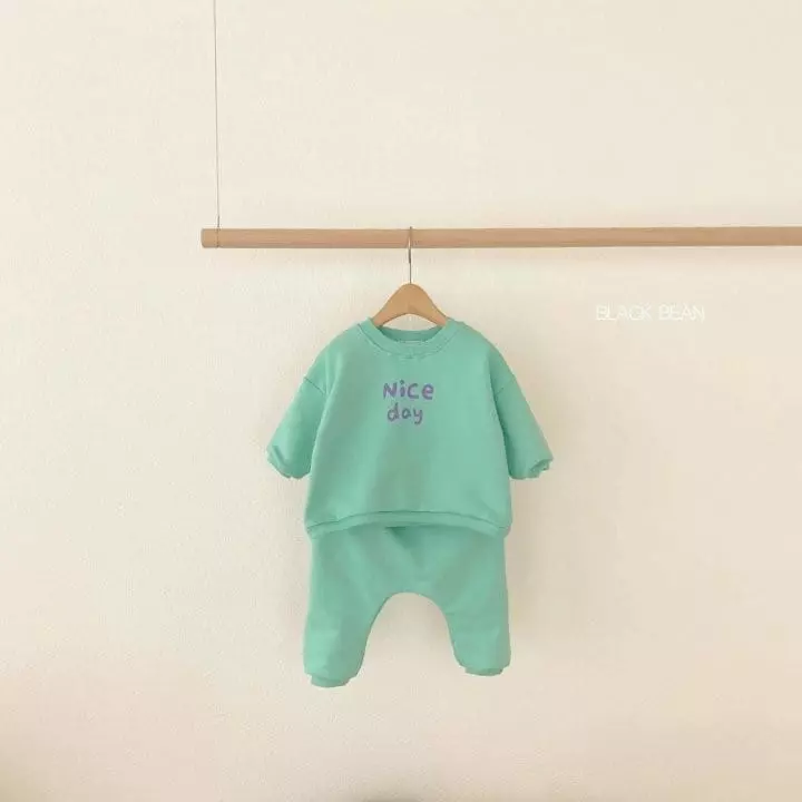 Black Bean - Korean Baby Fashion - #babyboutique - Bebe Nice Top Bottom Set - 7