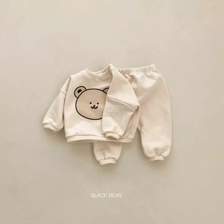 Black Bean - Korean Baby Fashion - #babyboutique - Bebe Vanilla Top Bottom Set - 3
