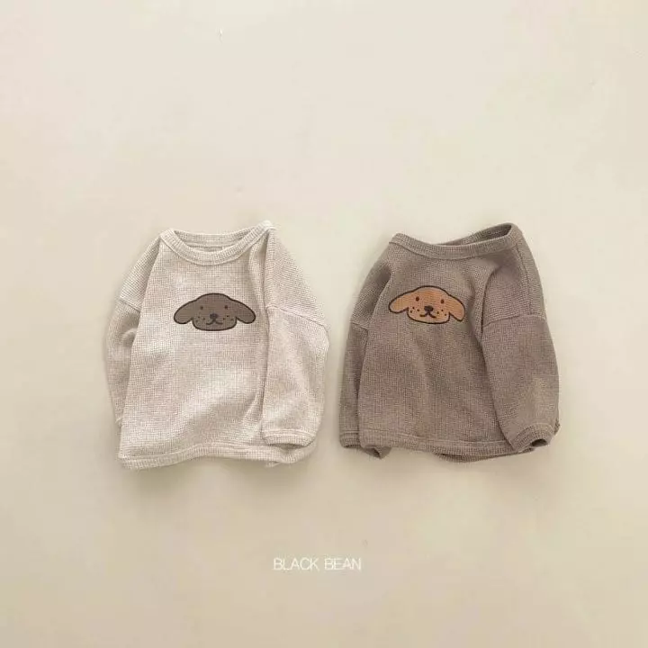 Black Bean - Korean Baby Fashion - #babyboutique - Bebe Coka Piping Tee
