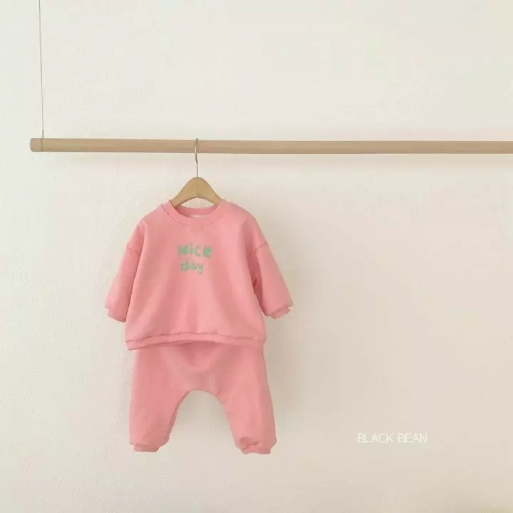 Black Bean - Korean Baby Fashion - #babyclothing - Bebe Nice Top Bottom Set - 9
