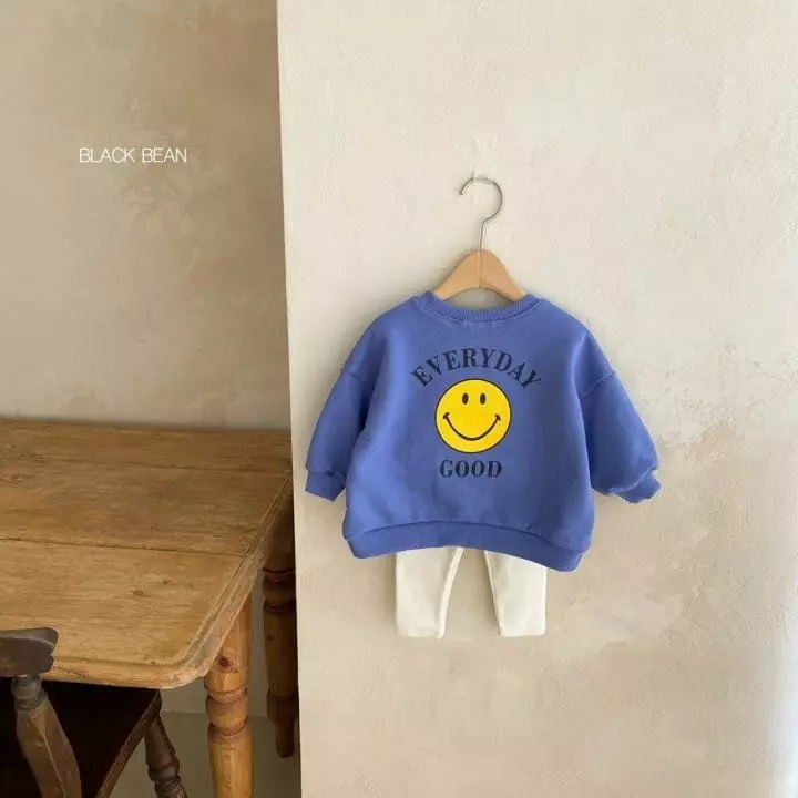Black Bean - Korean Baby Fashion - #babyfashion - Bebe Good Day Top Bottom Set - 7