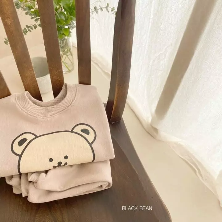Black Bean - Korean Baby Fashion - #babyfashion - Bebe Vanilla Top Bottom Set - 6